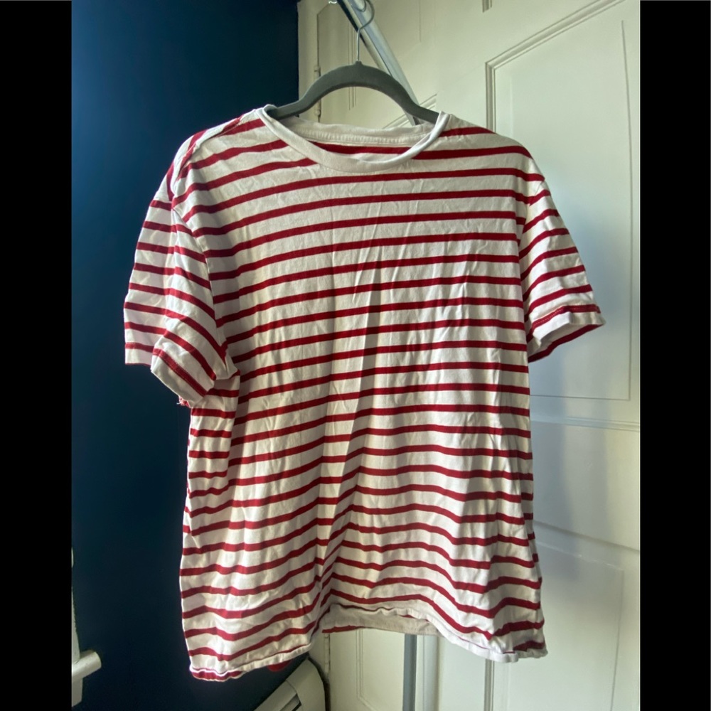 H&M Red Striped Tee